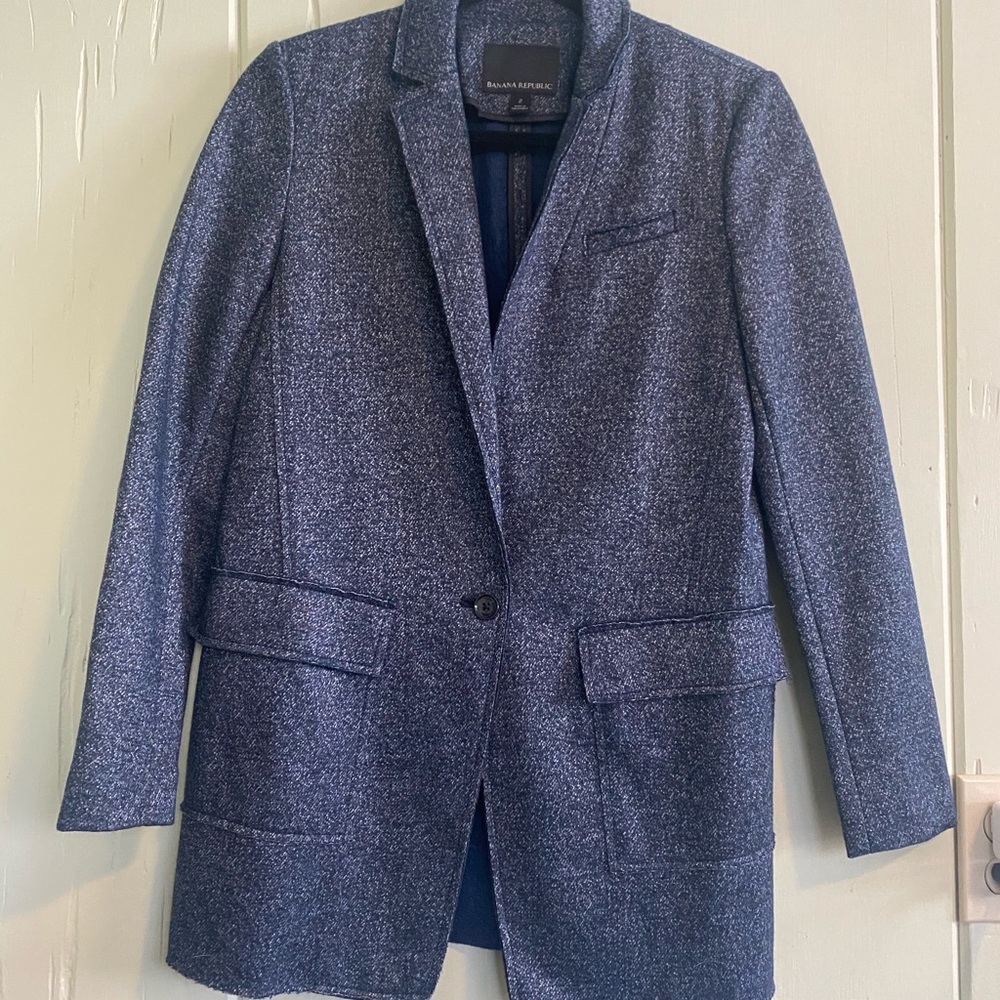 Banana Republic Blue Peacoat/Jacket Size 2